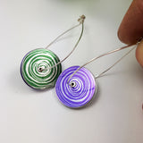'New Dawn' Suffragette Drop Earrings