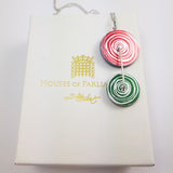 'New Dawn' Suffragette reversible Pendant