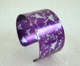 Purple Finches Cuff