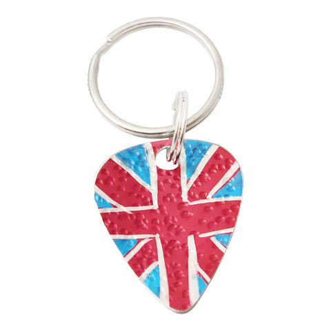 Guitar Pick Keyring - Cool Britannia