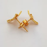 Gold-plated Silver Star Earrings