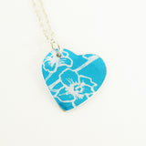 Blue Larkspur Pendant by Sally Lees