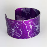 Magenta Butterflies Cuff