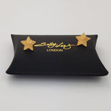 Gold-plated Silver Star Earrings