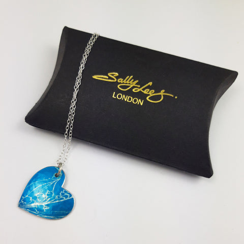 May's Birth Flower - Blue Lily of the Valley Pendant