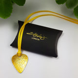 November birth Flower, Chrysanthemum, guitar pick pendant