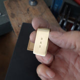 Personalised brass  book mark