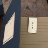 Personalised brass  book mark