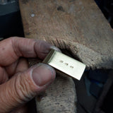 Personalised brass  book mark