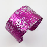 Fuscia Roses Cuff