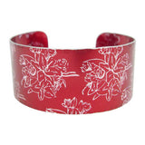 Red Tigerlilies Cuff