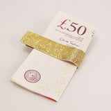 Silver and Gold Roses Money clip