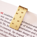 Brass XOX Bookmark