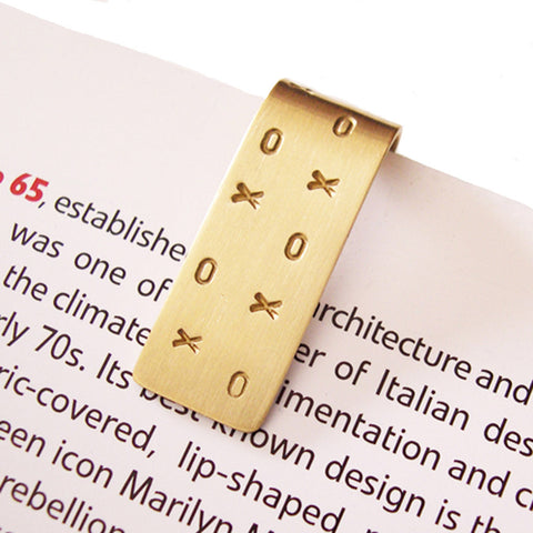 Brass XOX Bookmark